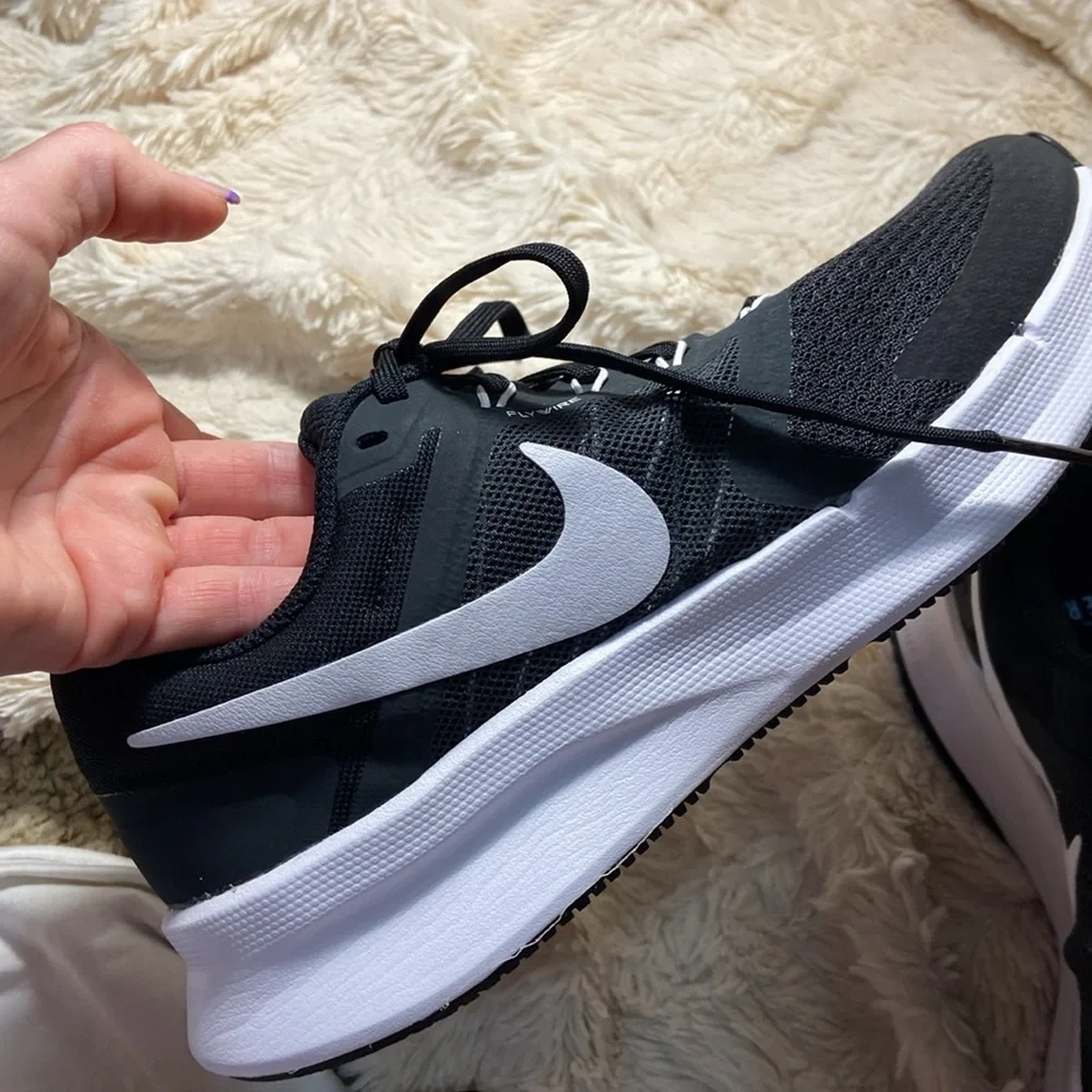 New Nike Run Swift 3 Shoes Black White Running Sports